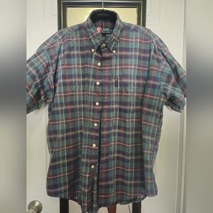 Men's CHAPS Short Sleeve Button Up